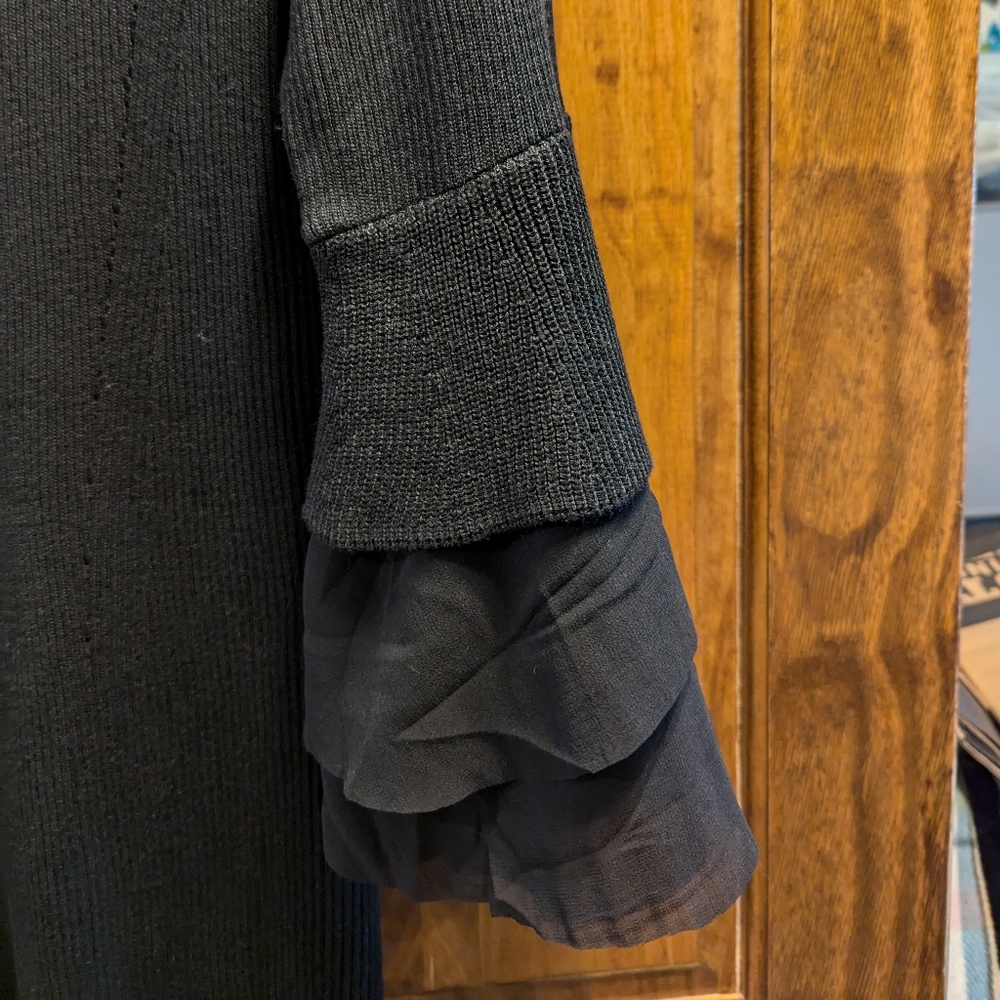 Ruffle Bell Sleeve Sweater - Picture 3 of 8